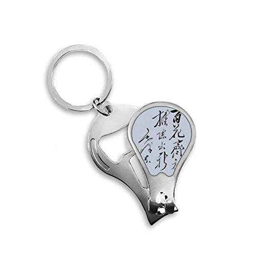 Coupe-ongles silhouette noire Président Mao en acier durable