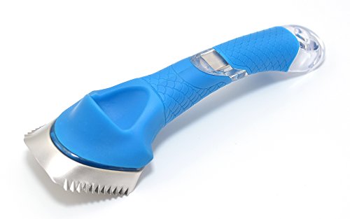 Fischentschupper Cuda 18115 Aluminium Anglermesser für die Fischverarbeitung