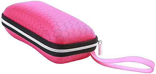 Estojo portátil para óculos com zíper, estojo de óculos de sol de favo de mel caixa protetora para h