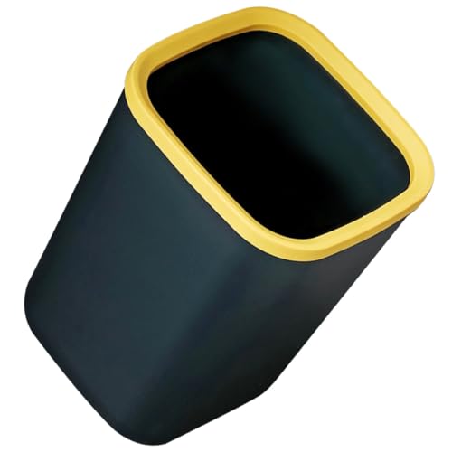 Caneca de basura cuadrada 10L azul oscuro de plástico