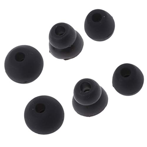 gazechimp Substituição S + M + L Earbud Eartips Para BeatsX, Powerbeats 1 2 3 E UrBeats3 - Preto