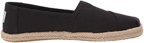 TOMS Women's Alpargata Rope Loafer Flat, Black, 7.5 | Image 5
