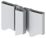 Hager 780-057 Series Aluminum Heavy Duty Fire Rated Roton Continuous Geared Hinges, Full Surface, Clear Anodized, 83' Length (Pack of 1)