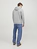 Jack & Jones Men's Jjecorp Logo Sweat Noos Hoodie, Grey (Light Grey Melange Detail:reg Fit - Melange), XXL UK #4