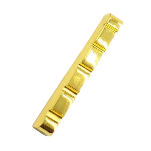 Sillet de guitare basse 5 cordes en laiton à fond plat pré-fendu pour remplacement