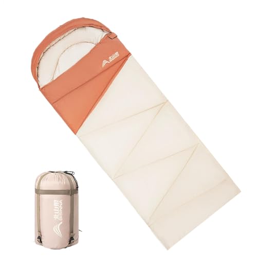 Camping Sleeping Bag, Lightweight Sleeping Bag Nap Mat, Comfortable & Warm Sleeping Bag, Camping Accessories for Outdoor Activities, Cold Weather Sleeping Bag for Hiking, Backpacking, Travel