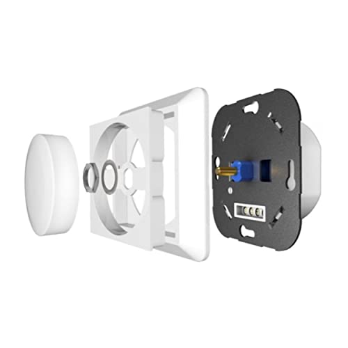 Proventa Regulador intensidad luz 2 vías con marco - 5-150W LED - Apto para circuitos conmutados