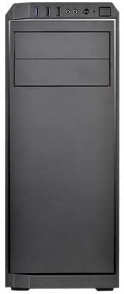 Front view of Thermaltake V100 case showing I/O ports