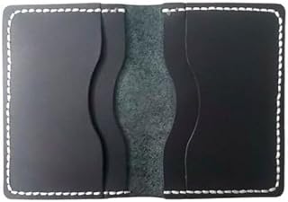 100% Genuine Leather Card Case Holds Many Visa Cards, Banknotes and Papers