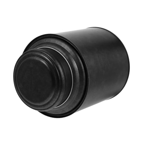 HOLIDYOYO De Almacenamiento De Metal Lata De Té Retro Hogar Redondo Depósito De Sellado Para Recipiente Para Envasar Té y Tarro De Sellado