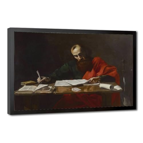 Impression sur toile Paul l'apôtre WCYB 20x30 cm pour décoration murale
