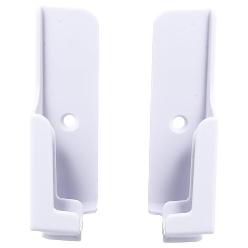 IWOWHERO 1 Pair Adjustable Phone Wall Bracket Wall Mounted Dock for Tablets Smartphones Slot Design Two Installation Modes for Home Office Use Suitable for Smooth Surfaces