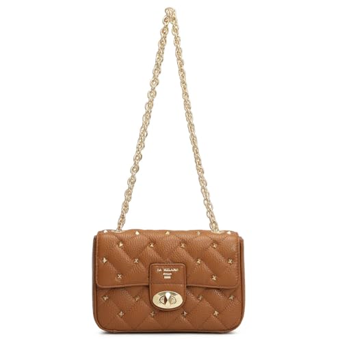 Image of Da Milano Leather Shoulder Bag for Women
