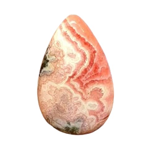 Rhodochrosite poire 33x20mm pour bague artisanale et bijoux bohèmes uniques