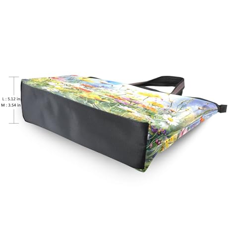 Image of Women Turtle Tote Bag Polyester Handbag Zippered Tote Bag Turtle Tote Purses,Summer Beach Tote Bag