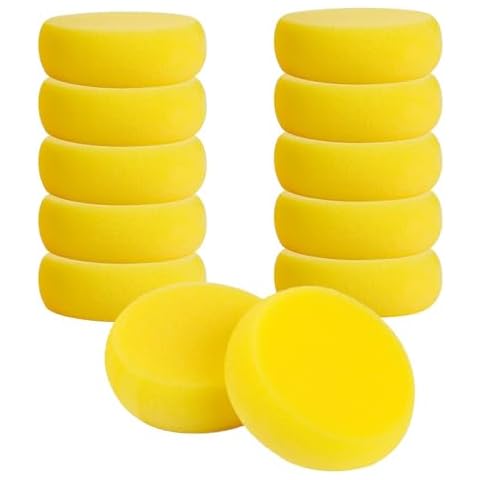 12 Pcs Yellow Artist Watercolour Sponges Cover