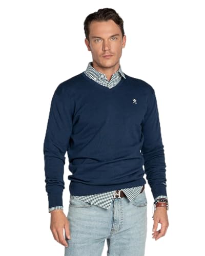 HARPER & NEYER Jersey Icon V de Hombre en Color Azul (FR/ES, Letras, M, Regular, Regular, Navy Blue)