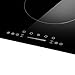 Empava 36 Inch Electric Induction Cooktop Built-In, 5 Zone Smooth Glass Surface, Dual Bridge-Sync, Touch Slider Control, Power Boost, Stop & Go, Timer, Child Lock, Hardwired Kitchen Appliance