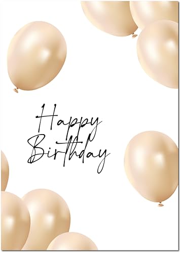 The Life Barn Kartka pocztowa XXL A4 Happy Birthday z życzeniami urodzinowymi