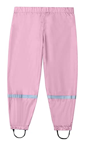 Pantalon de pluie imperméable enfant contre le froid et l'humidité avec bandes réfléchissantes