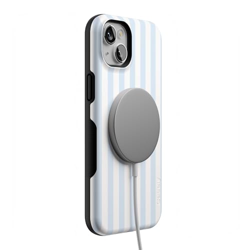 Casely iPhone 14 Plus Case | Blue Stripes | Sunday Best | Bold Protective Design | Compatible with MagSafe by Casely - Used condition - Image 6