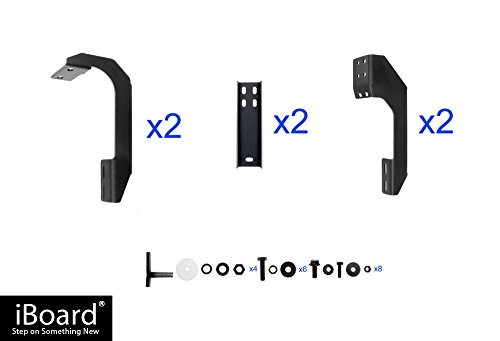 For 2003-2011 Element Sport Utility 4-Door (Excl. Sc) (Nerf Bar | Side Steps) 4" Black Eboard Running Boards #TOP6