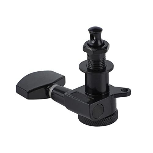 WNWN Tuneurs De Verrouillage De Guitare Électrique Noir 6L Touches De Réglage 1:19 pour Guitare Gaucher Mécaniques… - Les Beatles, Paul McCartney, John Lennon, RIngo Starr, George Harrison WNWN Tuneurs De Verrouillage De Guitare Électrique Noir 6L Touches De Réglage 1:19 pour Guitare Gaucher Mécaniques… – Image 5
