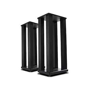 Generisch Generic Lautsprecherständer Holz Schwarz