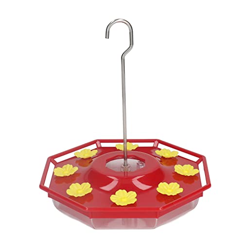 Fdit - Fdit Mangeoires Anti-Fuite pour Colibris Suspendues à 8 Ports de Fleurs, Protection Contre Le Nectar, pour Les Amoureux des Oiseaux