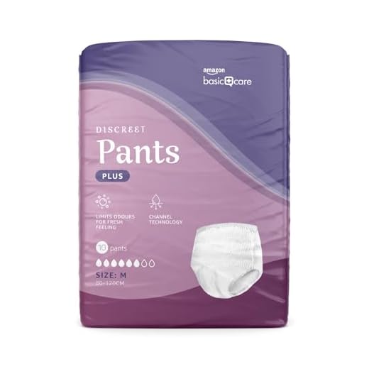 Amazon Basic Care Femme Culottes Plus Moyen - 40 Pièces (4 paquets de 10), Blanc