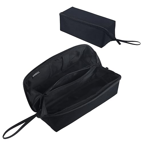 Yommie Federmäppchen Groß XXL Federmappe Erwachsene Federtasche Pencil Case Aesthetic Mit Reißverschluss Mäppchen Mädchen Teenager Schlampermäppchen Federpenal Jungen Etui Stiftemappe Schwarz