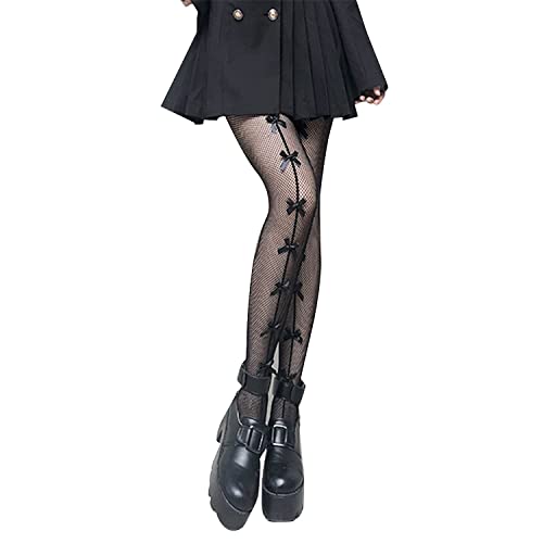 Image of Sahabowi Women Tights, Sheer High Waist Pantyhose, Vintage Control Top Stockings, Siwa7