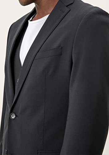 s.Oliver BLACK LABEL Herren Business-Anzug Jacke 160.11.899.15.153.2053723 , Schwarz , 98