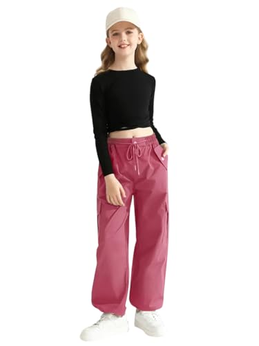 Image of TAGAS Cargo for Girls|Joggers for Girl| Cotton Cargo for Girls |girlscargo Lower|Relaxed Trouser(GC-45)