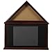 DisplayGifts Military Shadow Box Flag Display Case Stand Pin Medal Display Case Frame for 4' X 6' Flag Exclusive (Mahogany Finish)