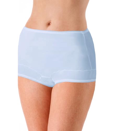 Image of Dixie Belle Women's Underwear Nylon Brief High Waist Scallop Trim 3-Pack 719