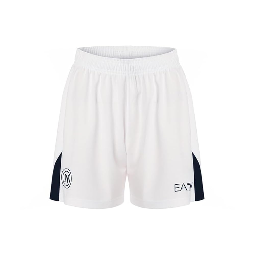 Pantaloncini Allenamento SSC Napoli 2024/2025 - Ufficiale, Unisex, Poliestere, Senza Tasche - Foto 4