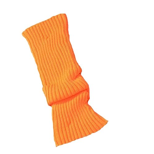 Image of Women Juniors Knitted Leg Warmers 16 inch Neon Colors Dance Halloween Accessory