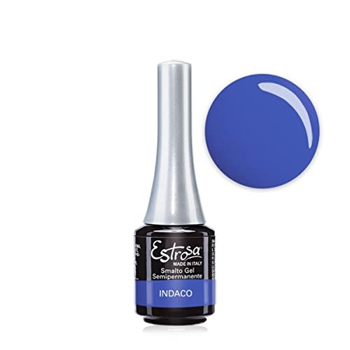 Estrosa Smalto Gel Semipermanente, Manicure Professionale, Colore 7811 Indaco 7 ml
