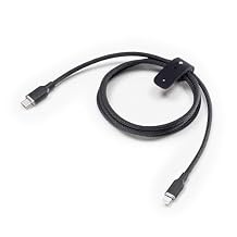Mophie Charge Stream USB-C to Lightning 2m/6ft Silicone Cable - Enduraflex Reinforced, 30W Fast Charging, Ultra-Durable & Flexible Design