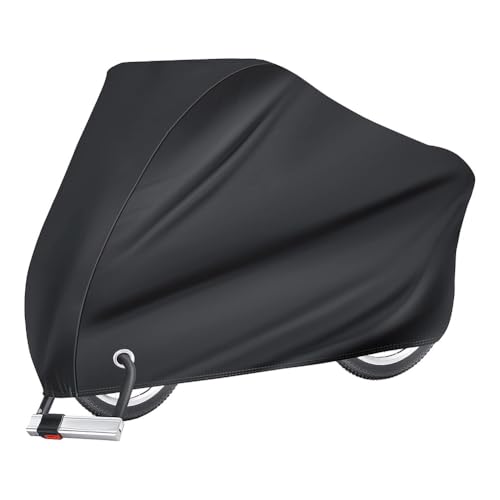 Jasaly para Bicicleta Impermeable para Exteriores, Resistente A Lluvia, Al Sol, A Rayos UV y Al Polvo, con Orificio para Cerradura para Bicicletas Montaña, Carretera y Eléctricas