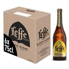 Leffe Blonde Belgian Beer, 750 ml Bottles (Pack of 6 Bottles x 750ml)