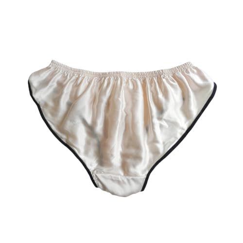 Men Pure Silk Underwear Briefs M L XL 2XL2