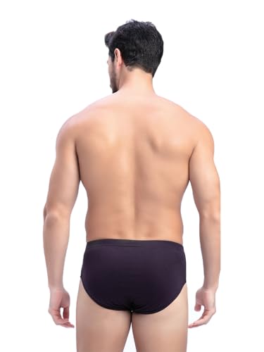 Image of Milton Mens Pure Cotton Solid Briefs with Inner Elastic|Premium Soft Breathable Underwear for Men|Comfort-Fit Waistband for All-Day Wear|Multi-Color, Color Name May Vary as per Availability|Pack of 3