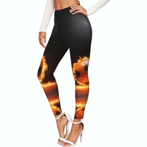Leggings de fútbol para mujer mallas de compresión suave para gimnasio