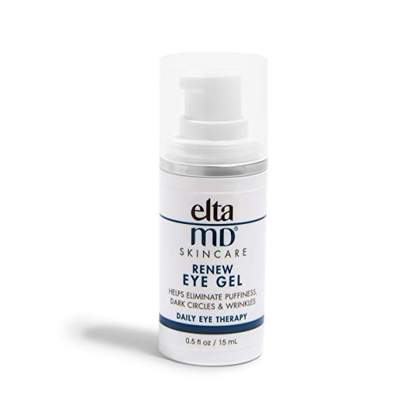 EltaMD Renew Eye Gel, Eye Serum for Dark Circles and Puffiness, Under Eye Serum, Minimizes Fine Lines and Wrinkles