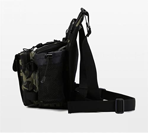 Milky Way Sac de pêche étanche avec support de canne à pêche pour camping, randonnée, extérieur, Noir , Taille unique - Image 6