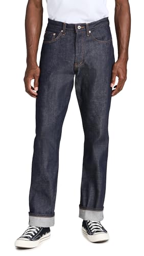 Naked & Famous Denim Men's True Guy - Dirty Fade Selvedge Jeans