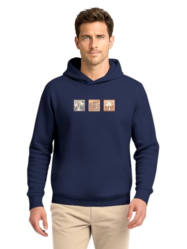 Image of BULLMER Trendy Cotton Blend Sweatshirt for Men | Stylish Full Sleeve Mens Sweatshirts & Hoodies for Winter Wear