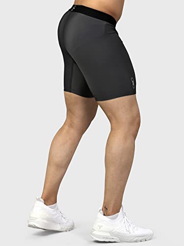 Image of Compression Men's Shorts Tights (Nylon) Skins for Gym, Running, Cycling, Football, Tennis, Badminton & More